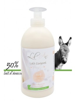 lait corporel au lait d'anesse