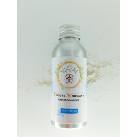 Poudre Moussante Corps et Cheveux Secs - sans parfum - 100ml -