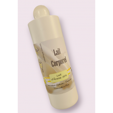 lait hydratant au lait d'ânesse