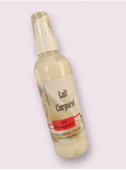 lait corporel au lait d'anesse