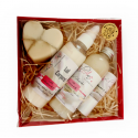 Coffret rouge au lait d'ânesse - gamme voyage