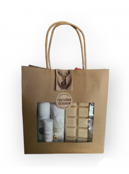 Sac kraft douceur de lait d'ânesse