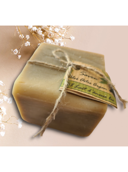 SAVON CUBE -  ORTIE / ALOE / 20% LAIT D'ANESSE - 200G