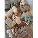 Lot de 7 savons animaux - Garçon