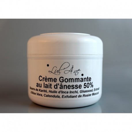 creme gommante lait d'ânesse