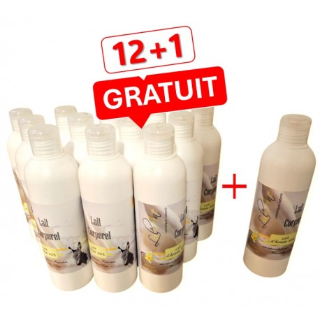 12 LAITS CORPORELS LAIT ANGELE 250ML + 1 GRATUIT