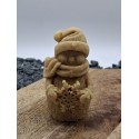Savon bonhomme de neige 3D - 20% lait d'ânesse - 85g - Miel