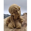 Savon buste femme tresse - 20% lait d'ânesse - 140g - Miel