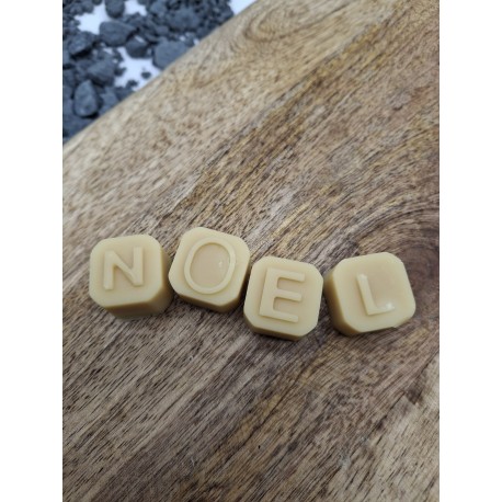 Savon lettres Noël  - 20% lait d'ânesse - 20g - Miel