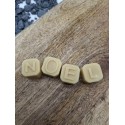 Savon lettres Noël  - 20% lait d'ânesse - 20g - Miel
