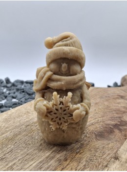 Savon bonhomme de neige 3D - 20 % lait d'ânesse - 3AAA - 85g