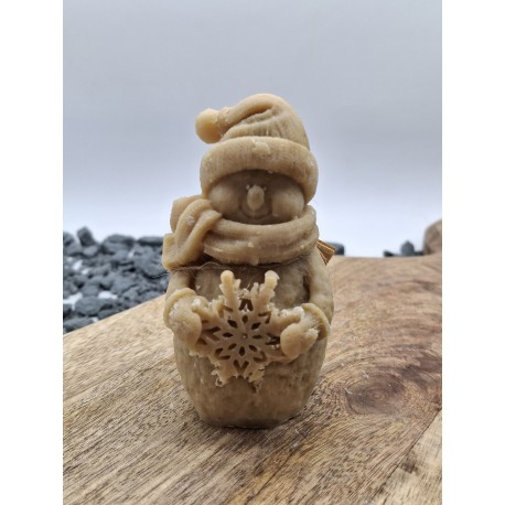 Savon bonhomme de neige 3D - 20 % lait d'ânesse - 3AAA - 85g