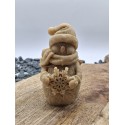 Savon bonhomme de neige 3D - 20 % lait d'ânesse - 3AAA - 85g