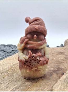 Savon bonhomme de neige - 20% lait d'ânesse - Angèle - 85g