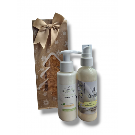 Sachet Noël - Lait corporel & lait démaquillant - 100ml