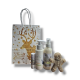 Sac Noël - 1 savon pain épice 70g + 1 lait démaquillant (au choix) + 1 lait corporel (au choix) + 1 Baume à lèvres