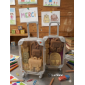 VALISE ECOLIER + 1 SAVON LETTRE MERCI + 2 SAVONS CARTABLE 30g
