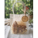 Sac  + 1 savon crayon 90gr + 1 savon tortue 90gr