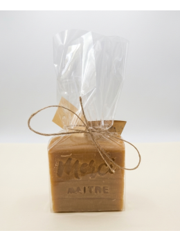 Savon carré "Merci Maitre" 100g  - MONOI