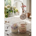 Sac + 2 bougies parfumées 80gr