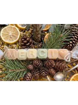 SAVON LETTRES MERCI - COCKTAIL DES FEES - 30G