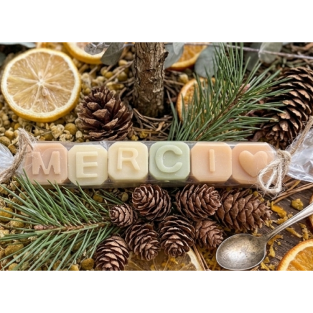 SAVON LETTRES MERCI - COCKTAIL DES FEES - 30G
