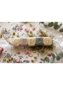 SAVON LETTRE MERCI - SOUFFLE D'ORIENT - 25GR