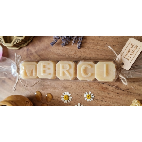 SAVON LETTRE MERCI - MIEL